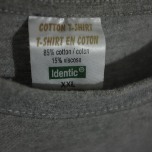 Identic grey heather short sleeves tshirt size XXL - Picture 6 of 6
